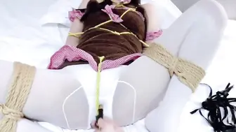 绳艺SM捆绑，各种道具上阵调教
